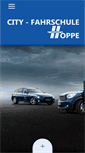Mobile Screenshot of city-fahrschule-hoppe.de